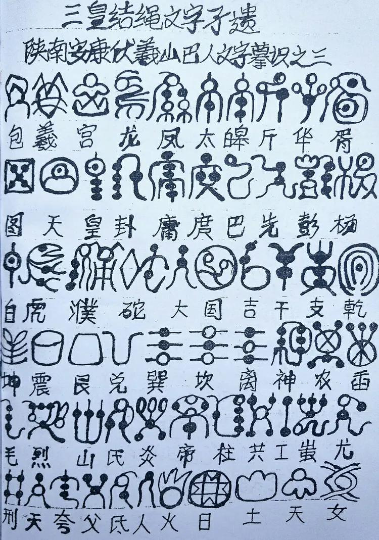 黄镇山：陕南安康伏羲山巴人文字释读