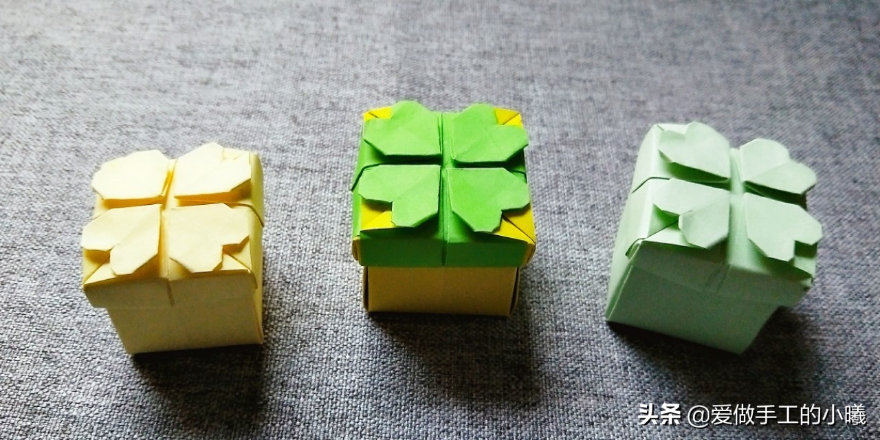 四叶草千纸鹤折纸合集，种类齐全，你喜欢的都在这里