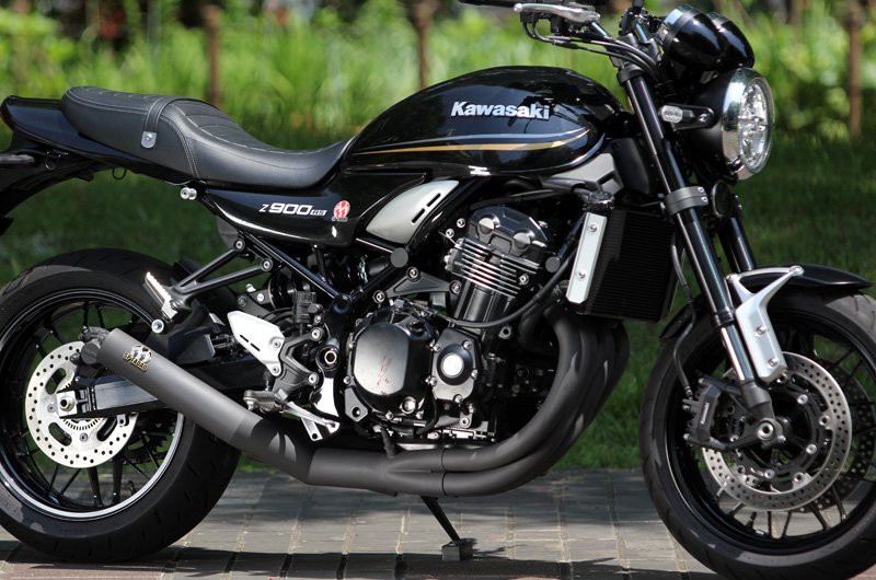 川崎Z900rs和复古摩托车的灵魂竟然是黑色排气管？