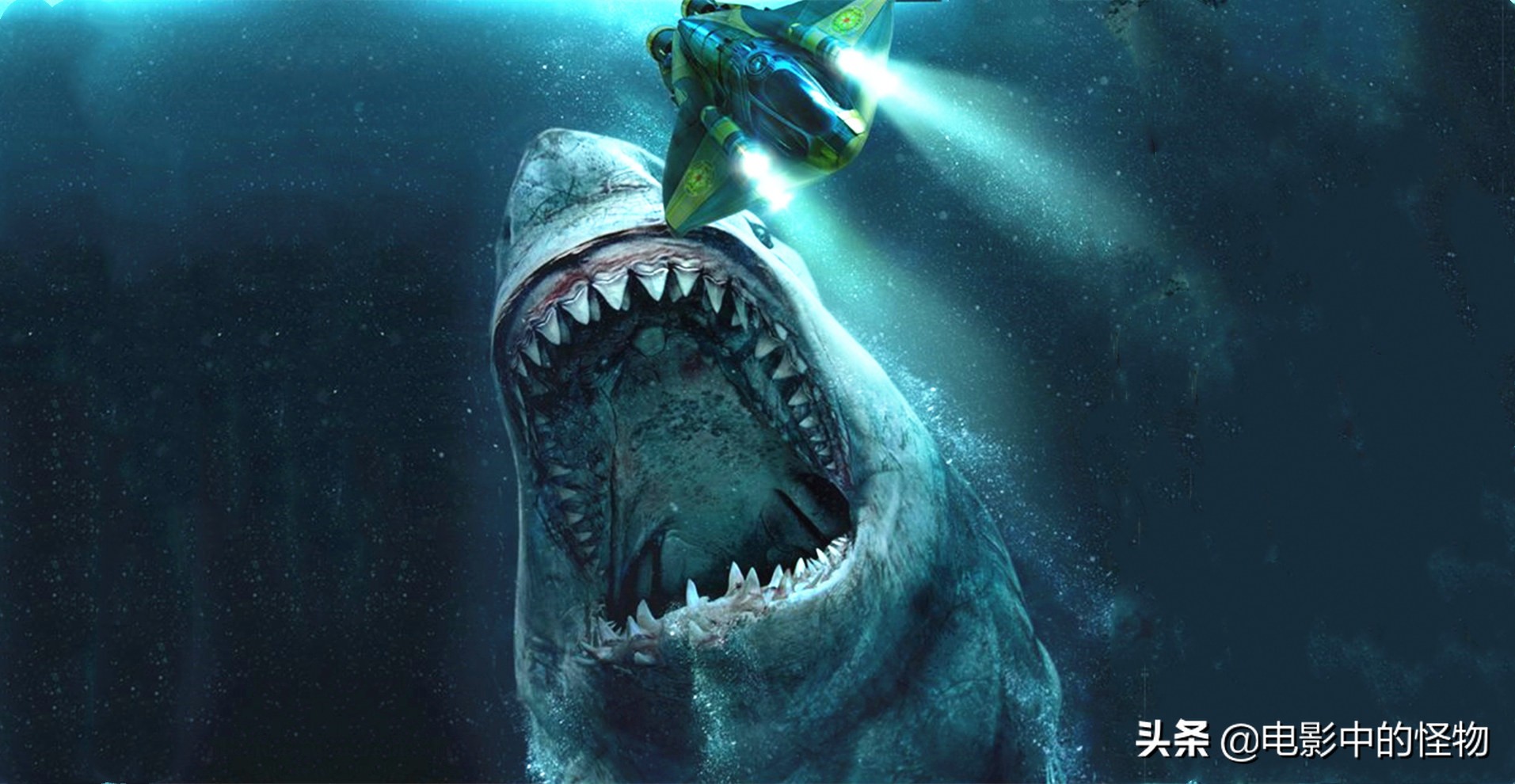 史前鲨鱼再次登场，最新巨齿鲨题材电影——《黑恶魔》来袭