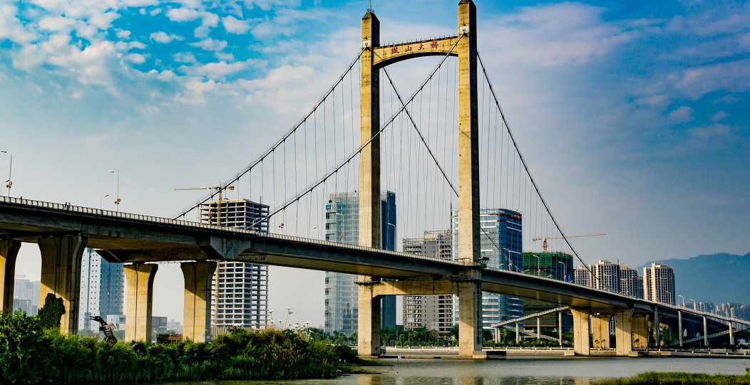 鼓山大桥福州镇海楼海峡文化艺术中心福州海峡国际会展中心福州海峡