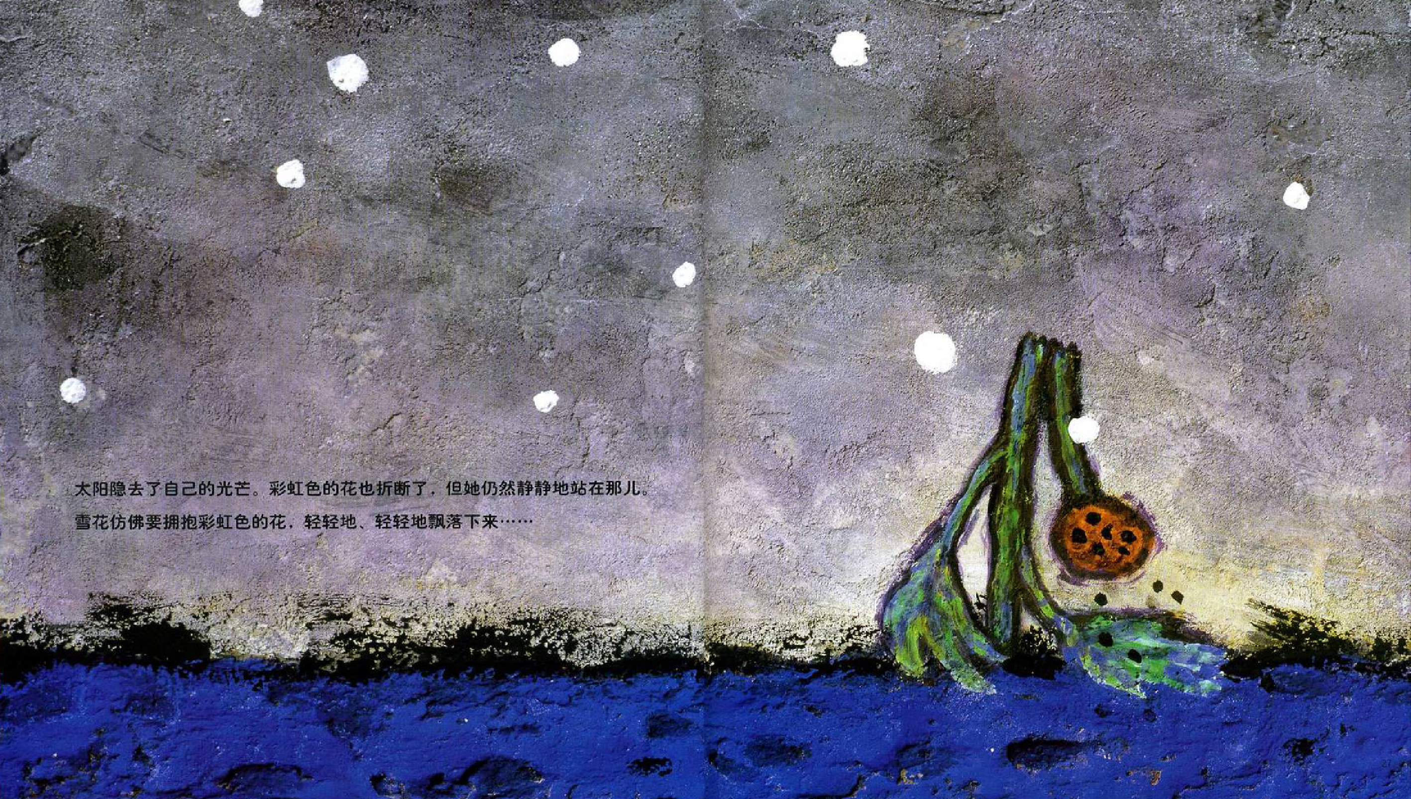 一个关于彩虹花的绘本故事《彩虹色的花》