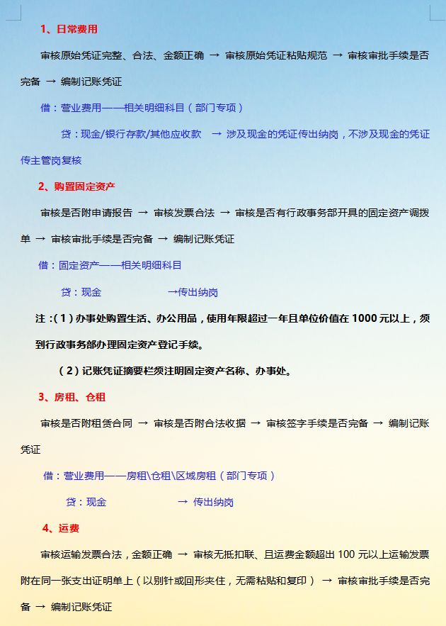 这是我见过最全面的财务工作流程了，建议收藏