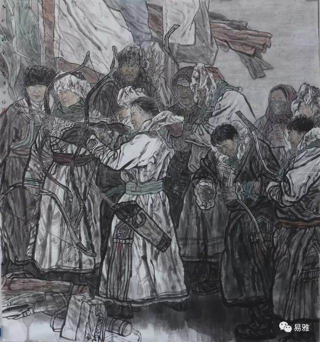 「易雅百家」傅向宏｜当代蒙古族题材绘画的民族特色