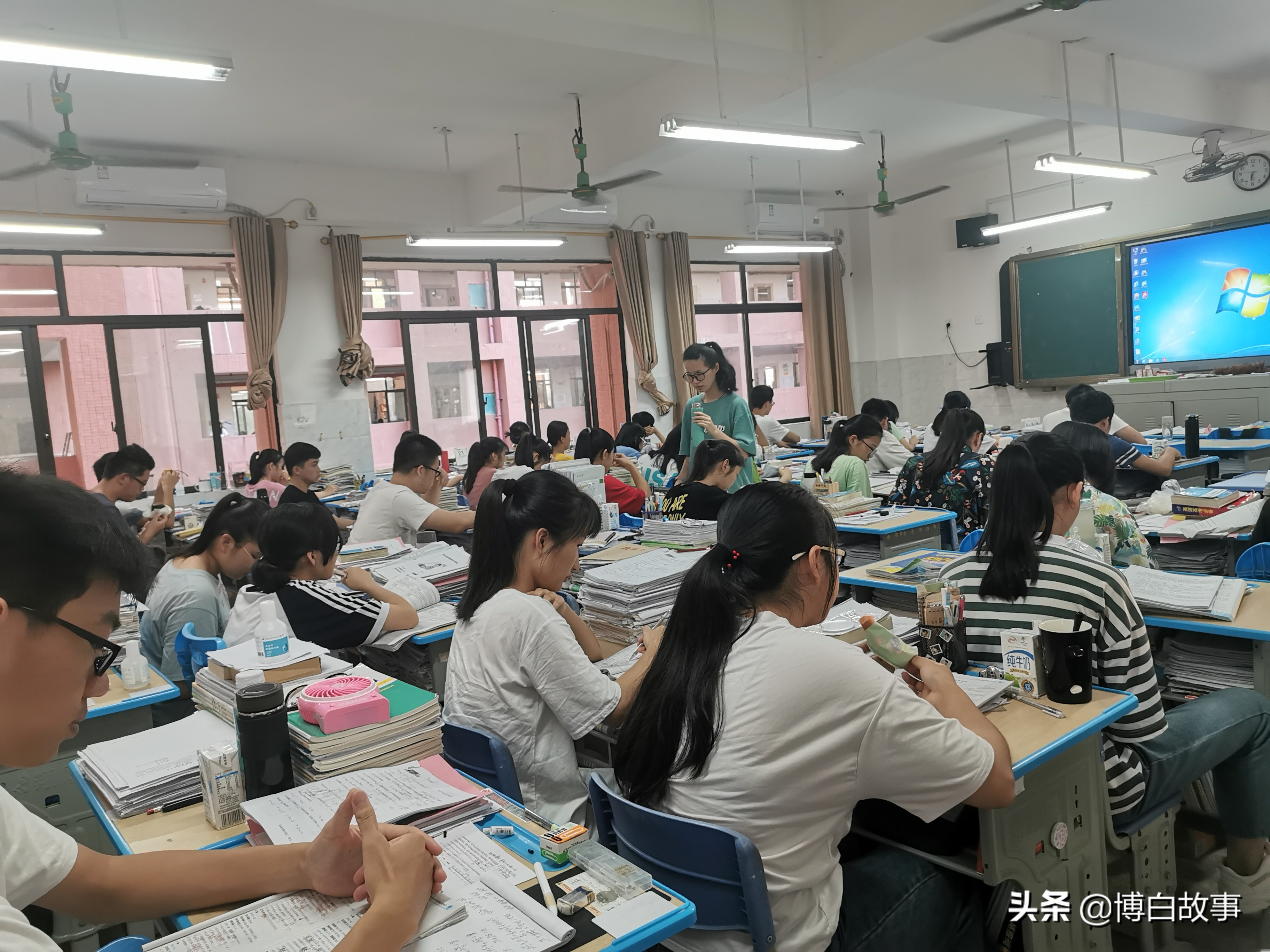 广西博白县中学做了大量工作，确保考生以最佳状态参加高考