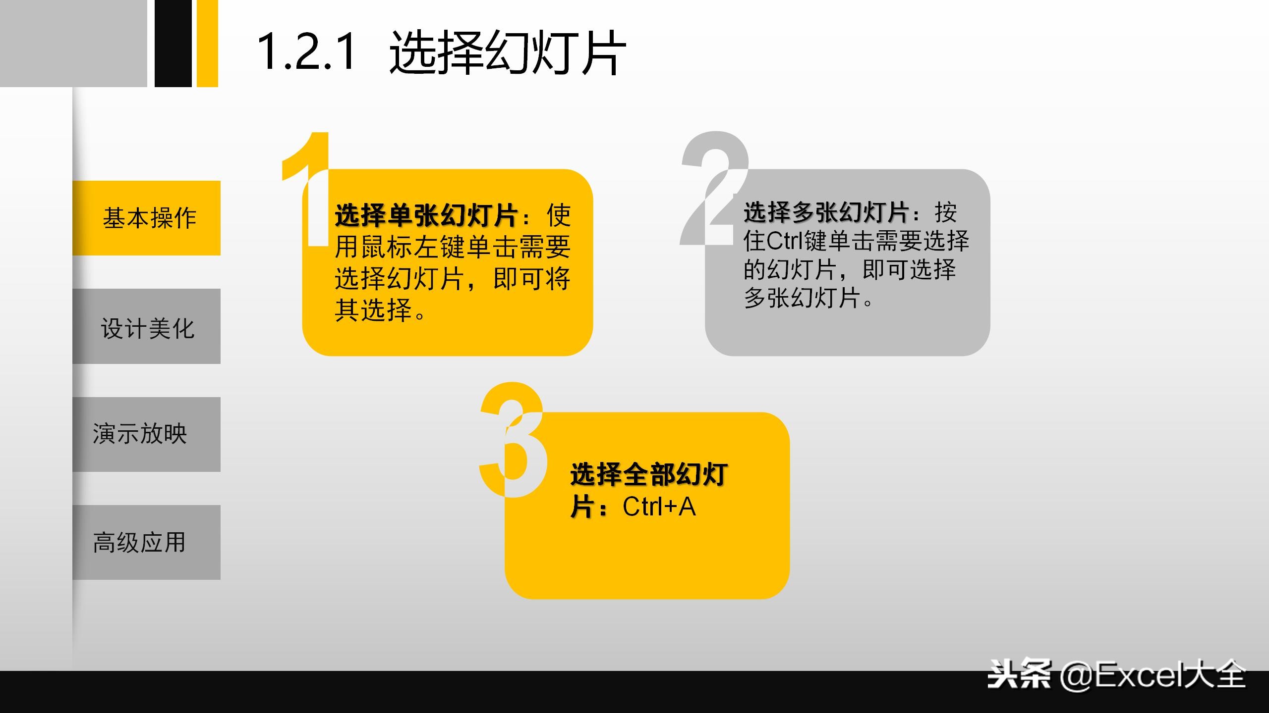 51页的PPT基础操作入门级培训课件，自学或培训职场新人都合适！