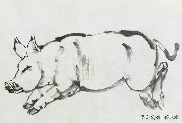 4个简单小步骤，画好猪，过好猪年