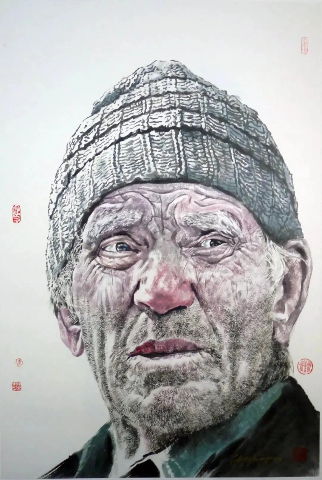 陈忠南人物画作品欣赏