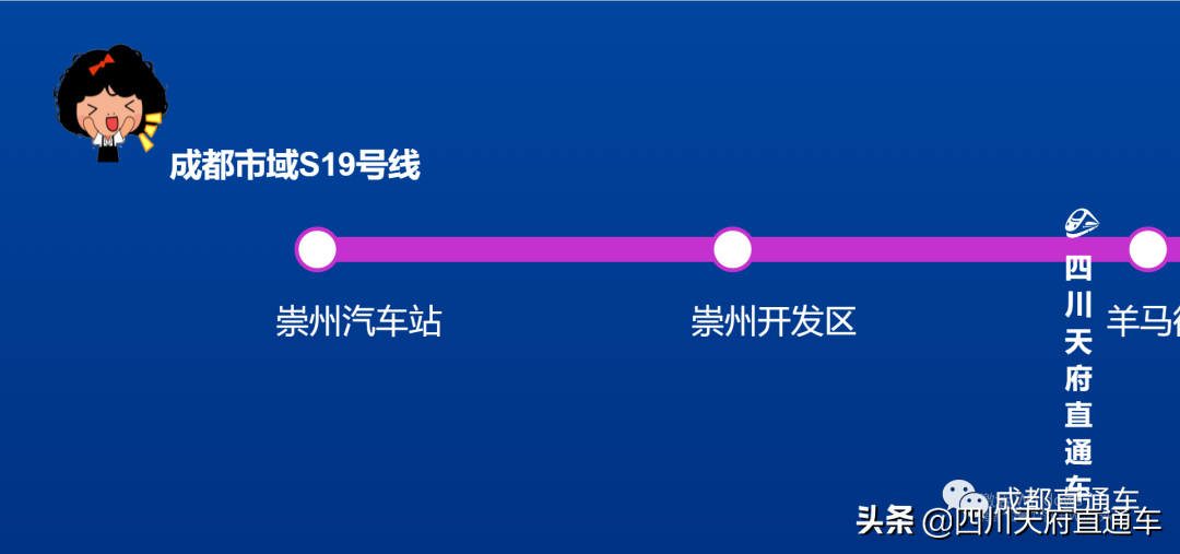 独家！成都市域铁路s19号线站点规划