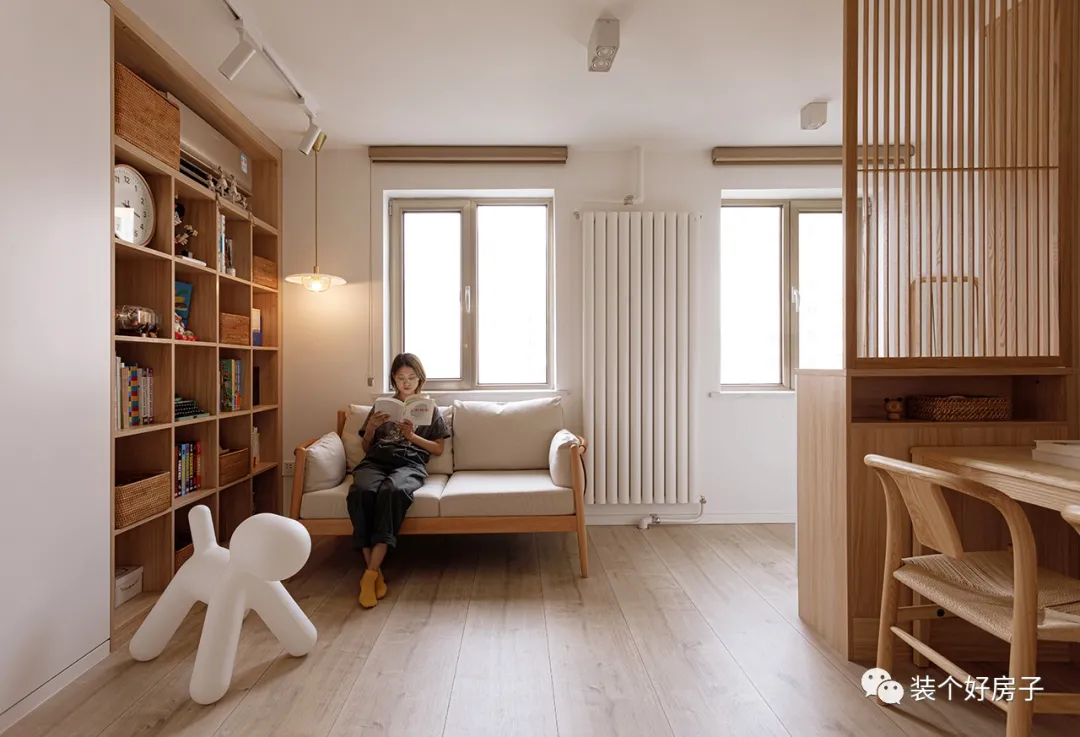 【親子宅設計精選】海淀媽媽的育兒經都藏在這68m²！30W做24m²收納區，利用率提高30%