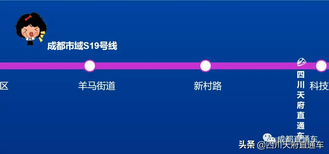 独家！成都市域铁路s19号线站点规划