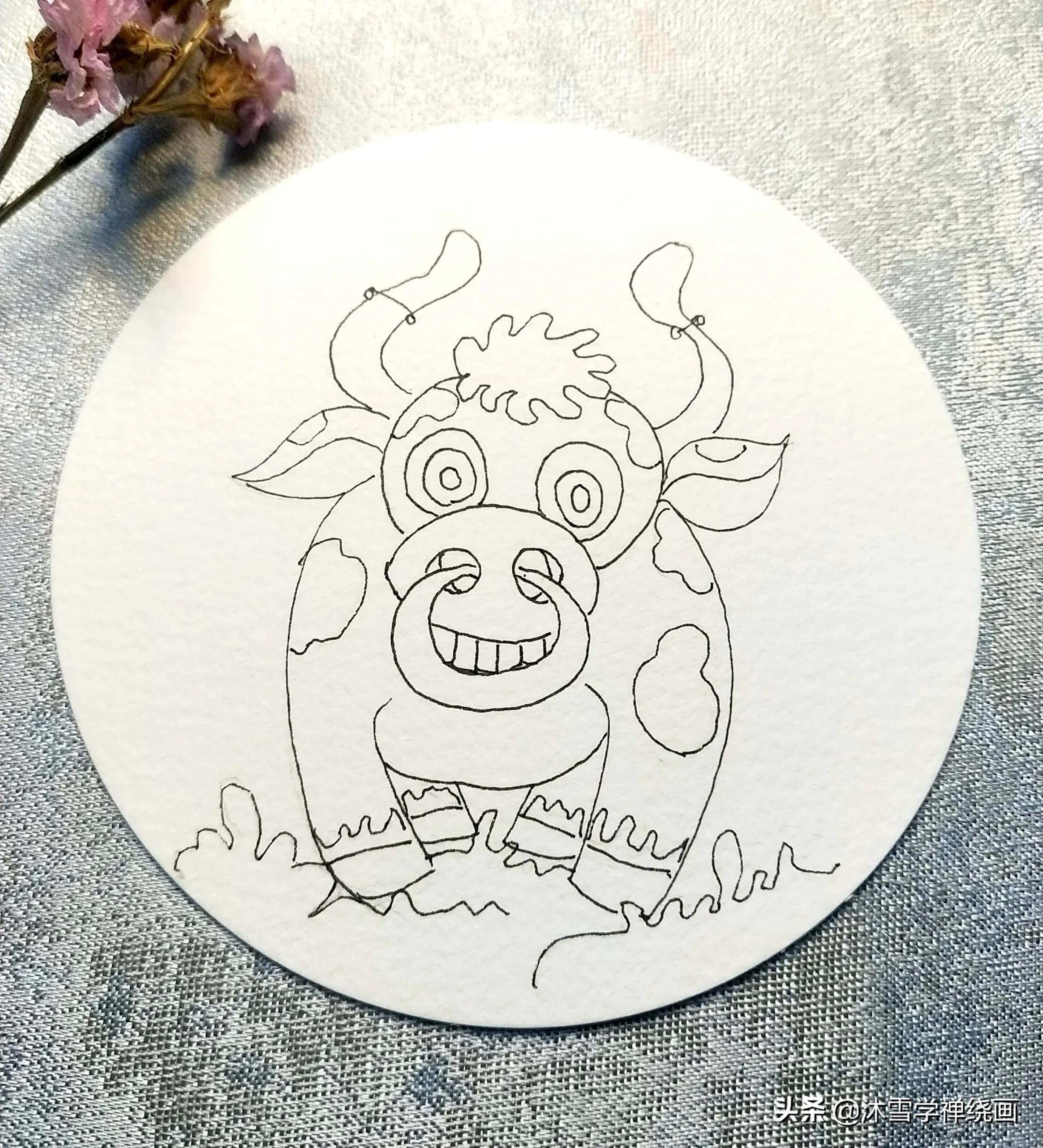 20张简笔画线描稿,手账插画涂色都可以