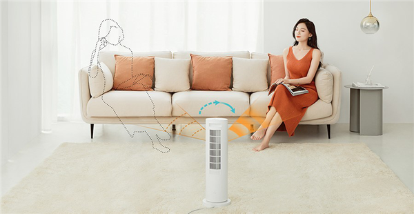 米家立式暖风机发布：399元，支持红外感应自动对准