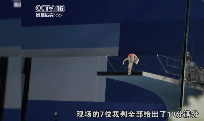 荣耀！全红婵再上央视，奥运频道5分钟揭秘：满分小将也害怕头疼