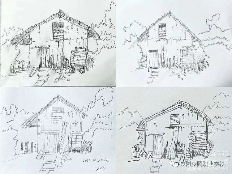 咸阳梦圆职业学校——学生绘画作品展