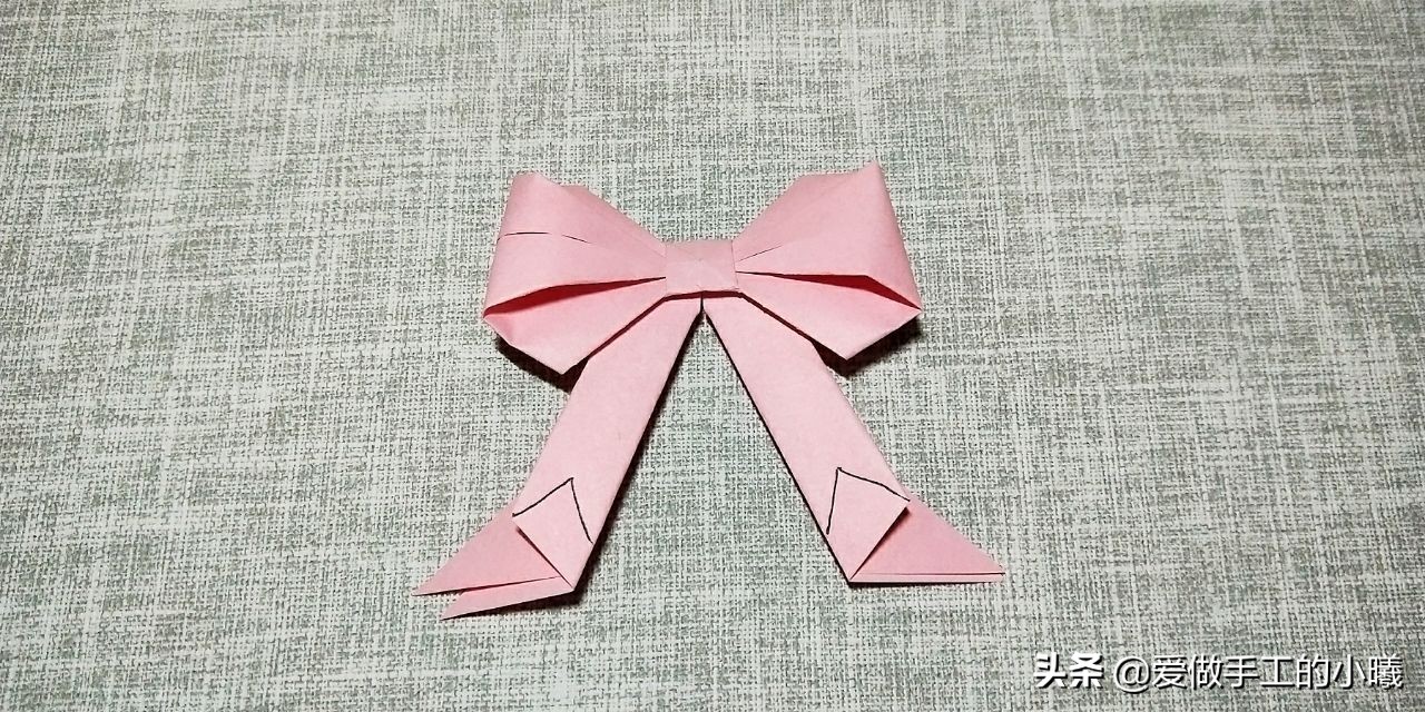漂亮蝴蝶结贺卡手工，简单易学又别致，送人满满心意