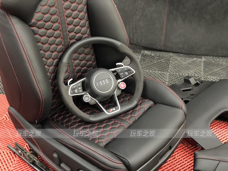 奥迪a6L c7改装升级全套内饰 除旧迎新