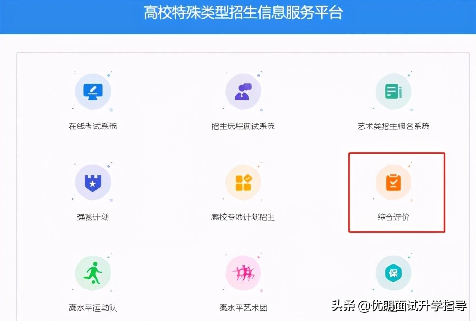 注意！2021年上海市综合评价网上报名怎么填？请看系统流程明细