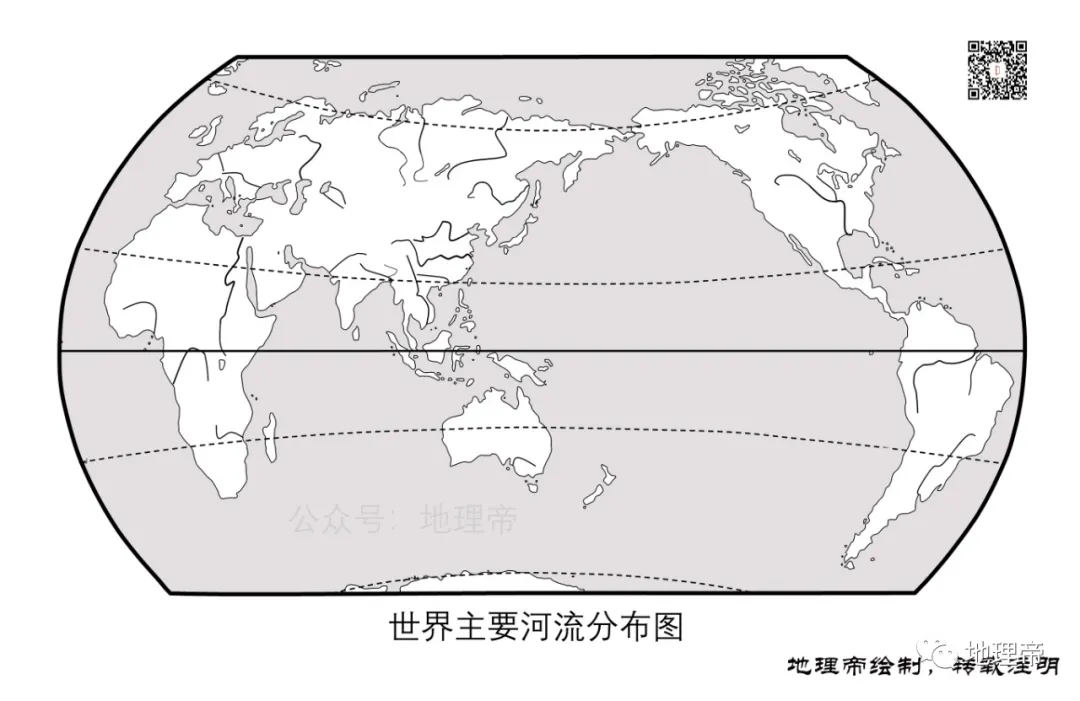 6.世界主要河流分布图5.