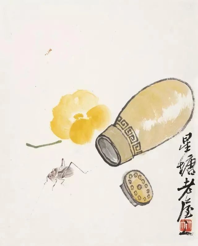 齐白石最擅长画什么(齐白石绘画擅长用冲突、矛盾、对比，让他的画面变得更加精彩)