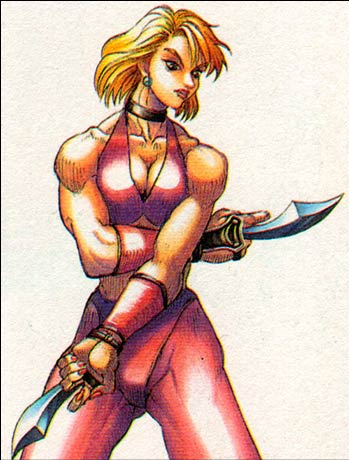 经典游戏《快打旋风》那些风姿绰约的女杂兵，毒药勉强排第三