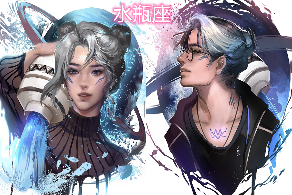 十二星座擬人動漫化,不僅很全還有男有女,是否符合你的星座氣質