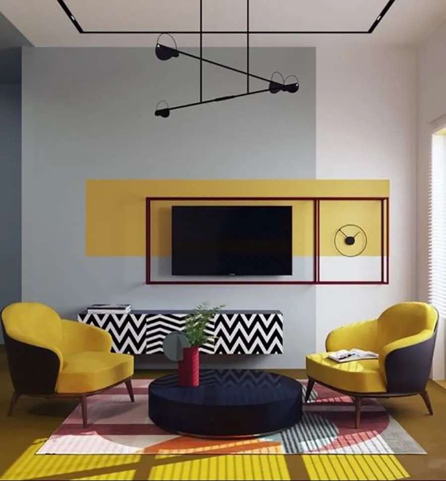 30款电视背景墙设计，总有一款适合你，客厅又美又实用