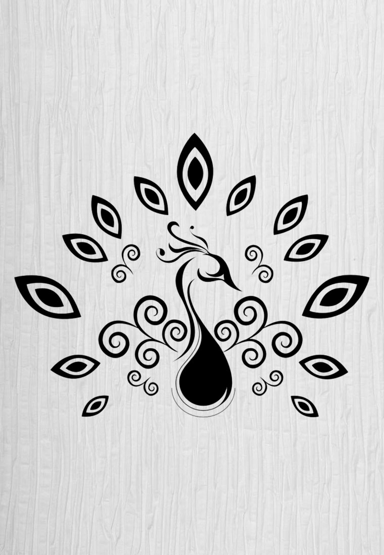 吉祥物,前程似锦,高尚和雅典,以及白头偕老的象征——孔雀