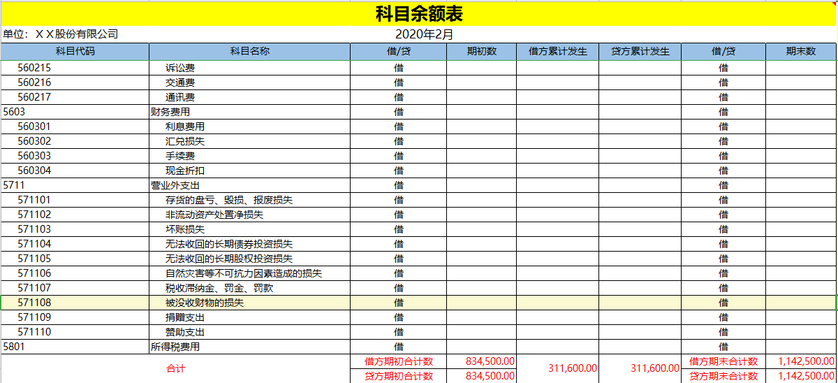 耗时7天，编制了小企业会计必备的Excel账务处理系统（函数版）