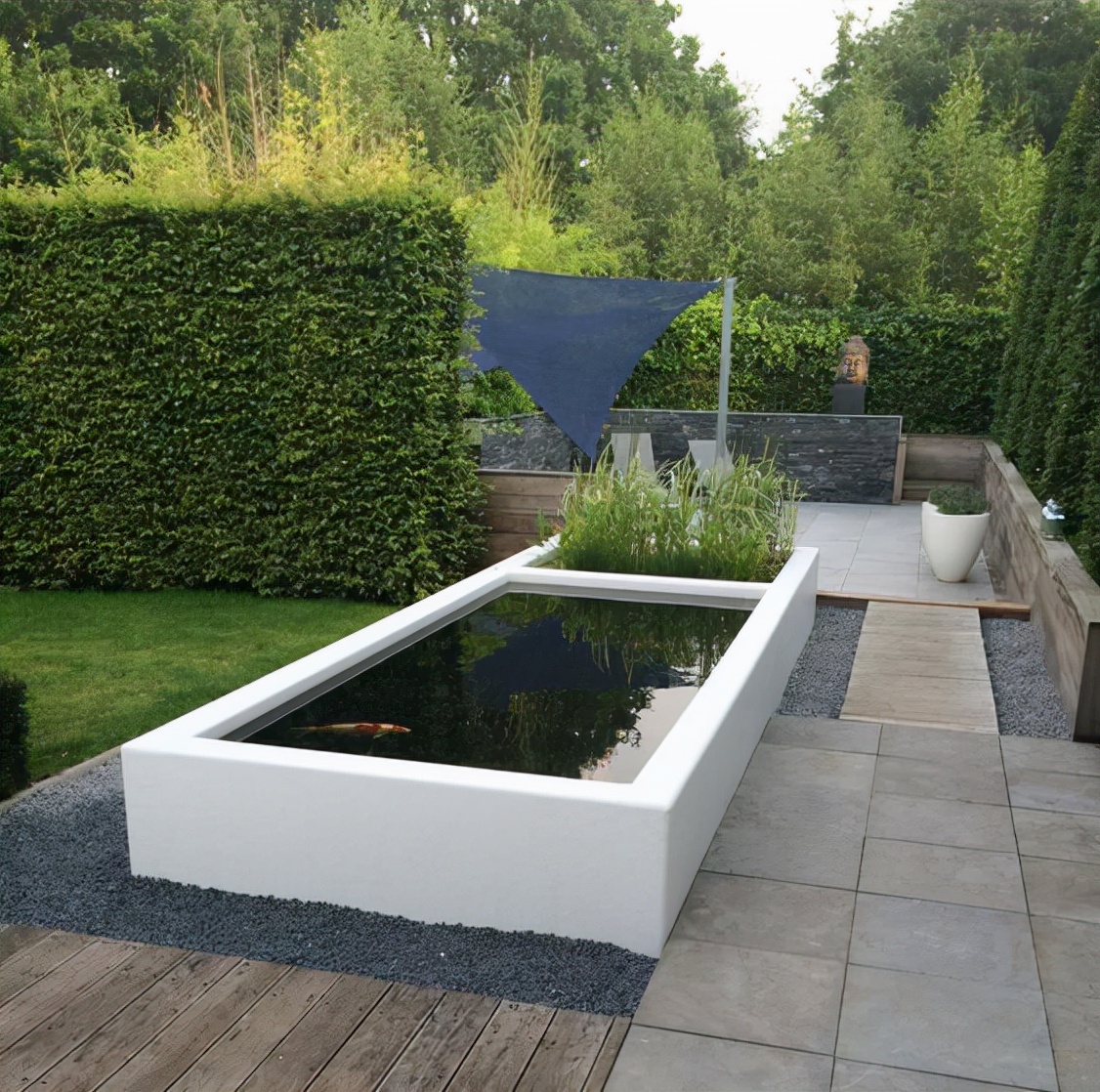 鱼池假山造型图片(30款庭院鱼池设计) - 赤虎壹号