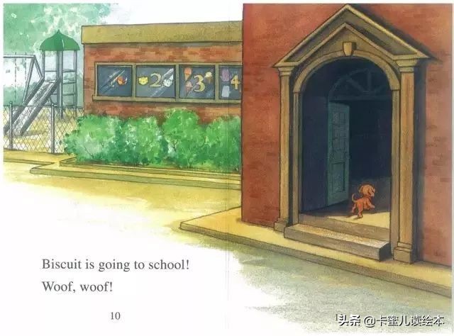英文有声绘本《Biscuit Goes To School》 小饼干去上学