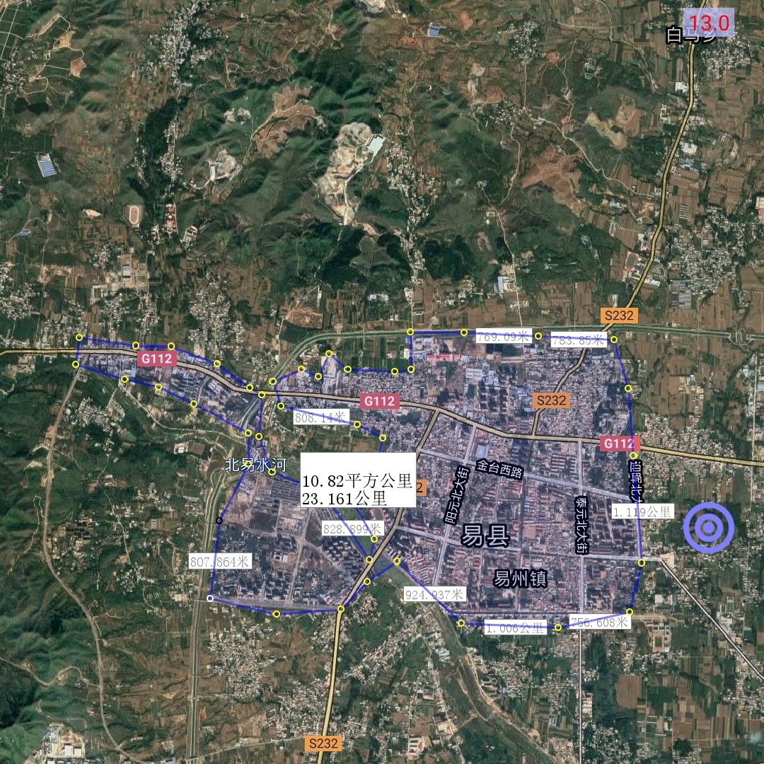 涞源县地图(北省保定市建成区地区面积排名)