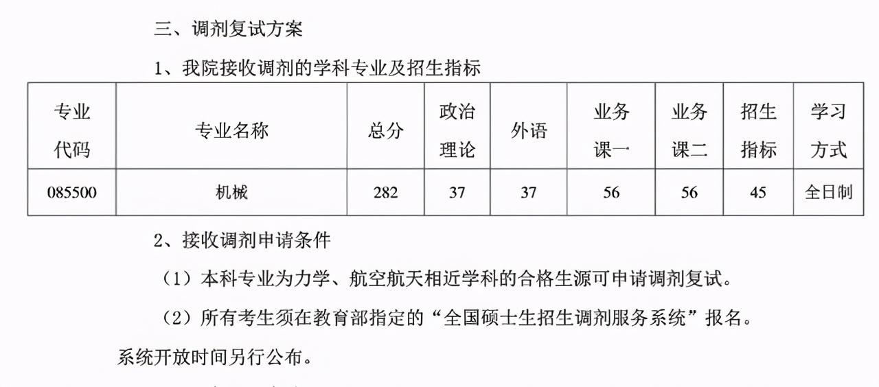 3月29日开放调剂！南航2021硕士生各学院复试分数及时间