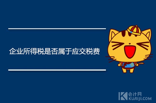「企业所得税应交」应交税费属于什么科目（企业所得税是否属于应交税费）