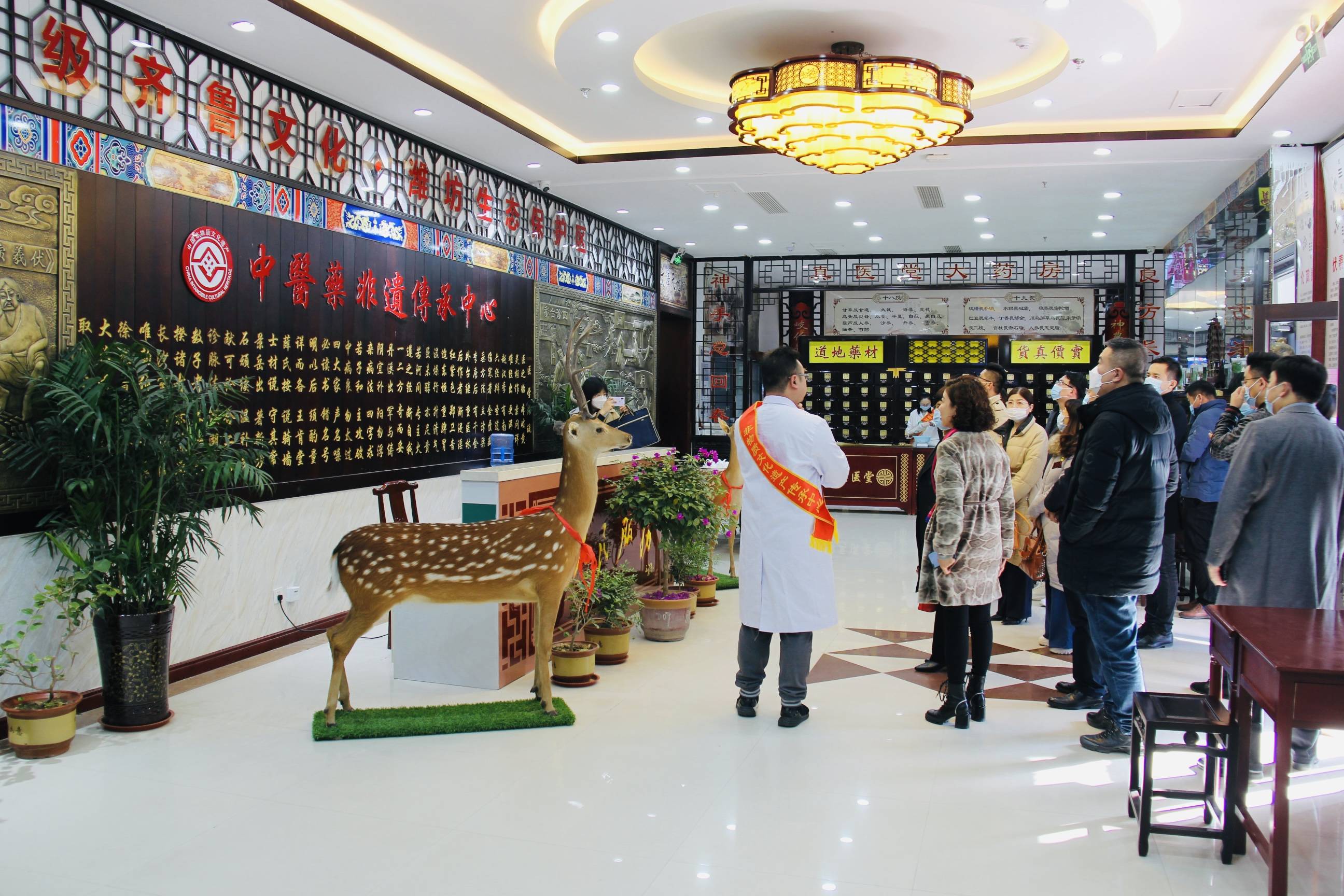 潍坊中医药文化非遗传承中心：潍城区工商联到中心观摩学习