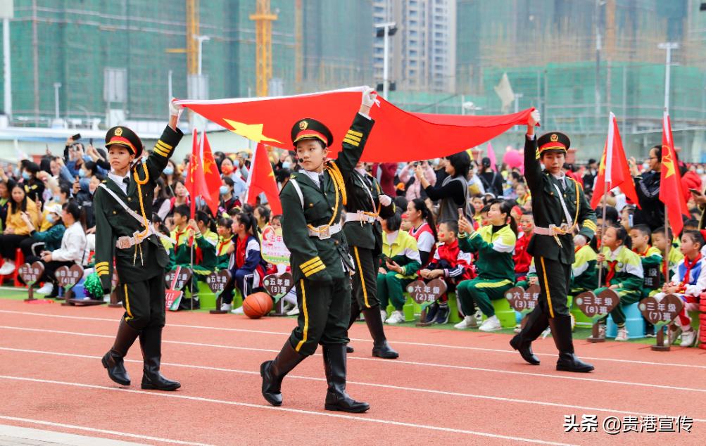 港北区郁林路小学2021运动会开幕啦(图3)