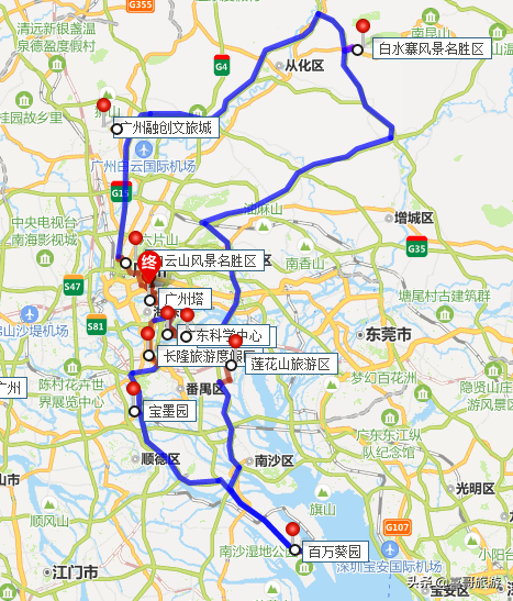 广东广州十大景点有哪些？自驾游玩如何安排行程路线？