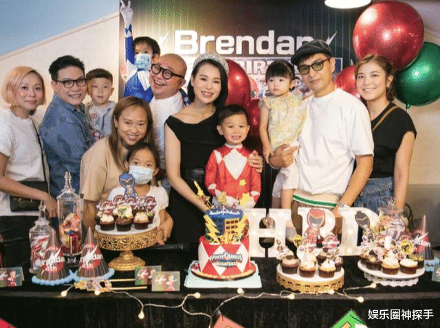 胡杏儿的3个儿子长大了，4岁大儿子颜值高，老二被指像妈妈