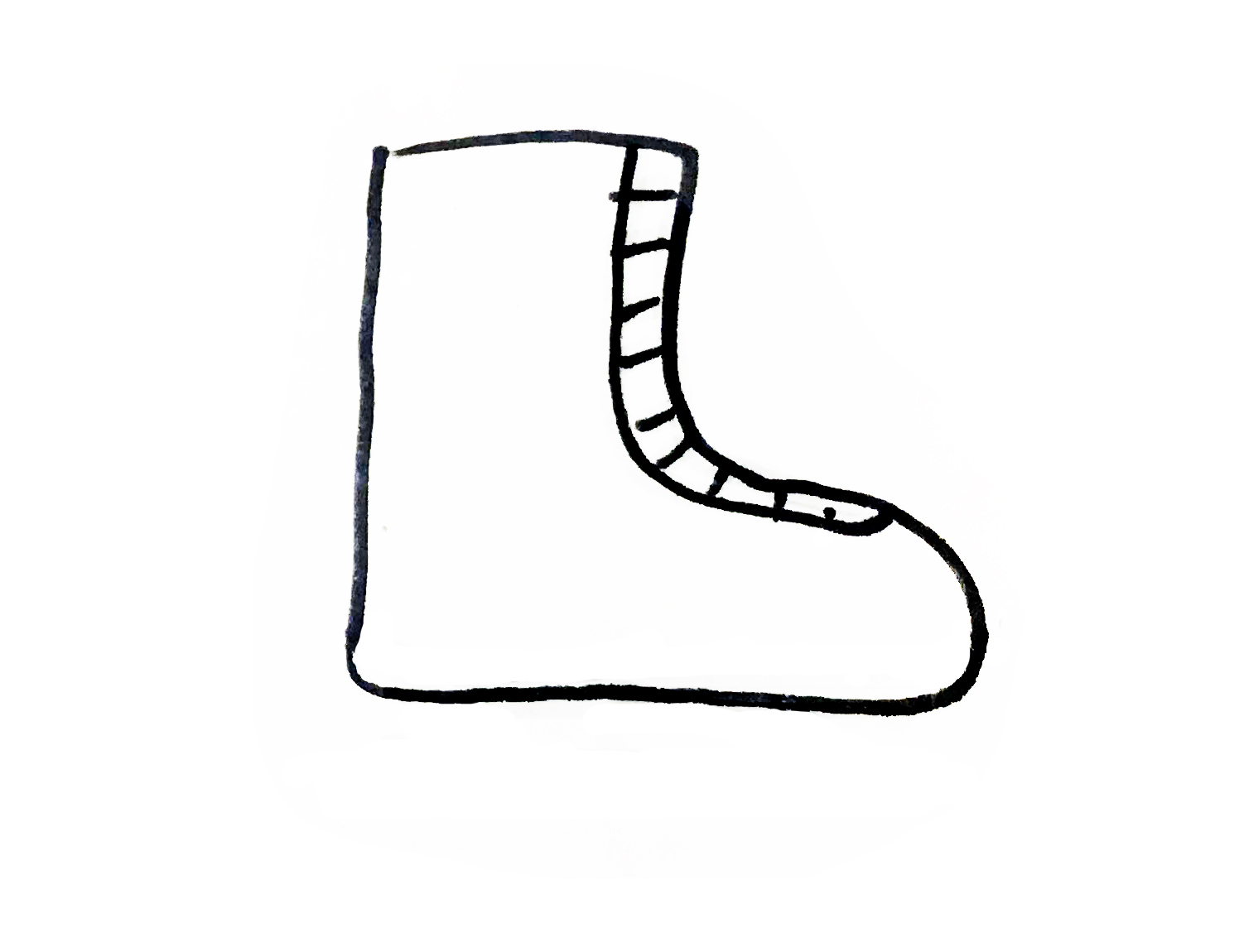 亲子简笔画鞋素材|10款鞋的画法,跟着步骤画,零基础也能学会