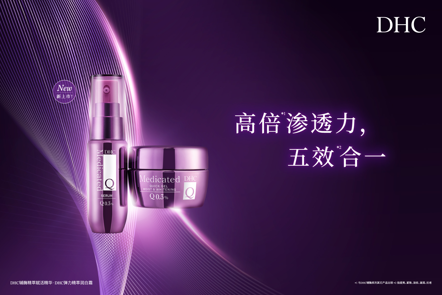 保持肌膚水潤緊致的秘密武器—全新DHC“Q彈黃金CP”重磅上線