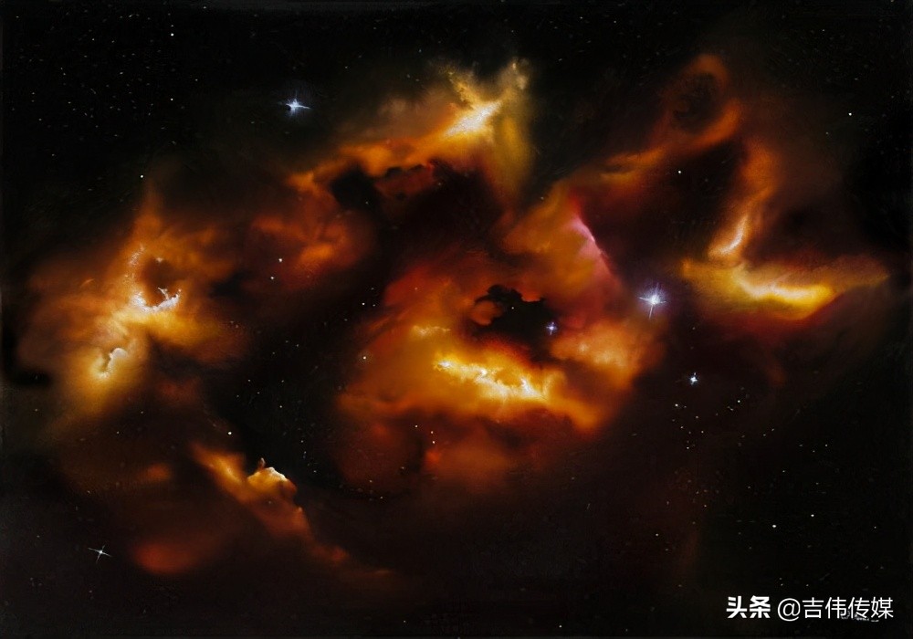 大美女艺术家笔下的浩瀚宇宙，众多围观爱好者赞不绝口