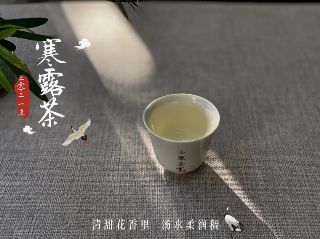 2021寒露茶，素雅若九秋菊，莹莹似月中之月，幽兰之香，清冷芬芳