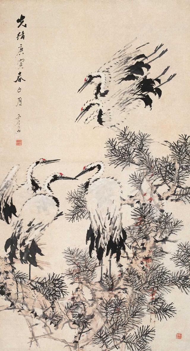 历代国画名家笔下的松鹤图——松鹤延年,福寿绵长