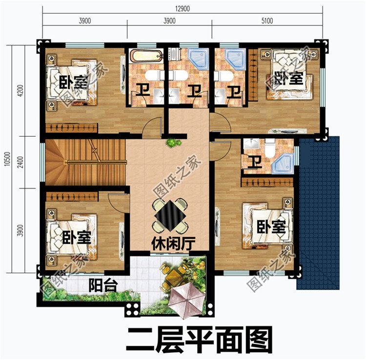回老家盖一处欧式二层小别墅，让空气里充满快活的味道