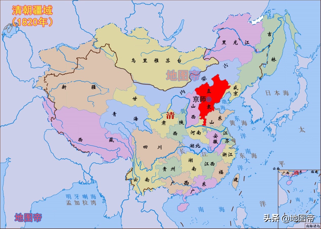 从前河南,河北的地图上可以发现,中间隔的那条河,大概就是黄河了吧.