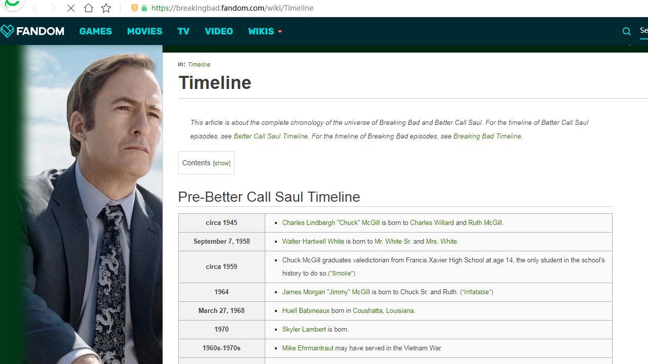 不完全整理：《风骚律师》时间线（S1）