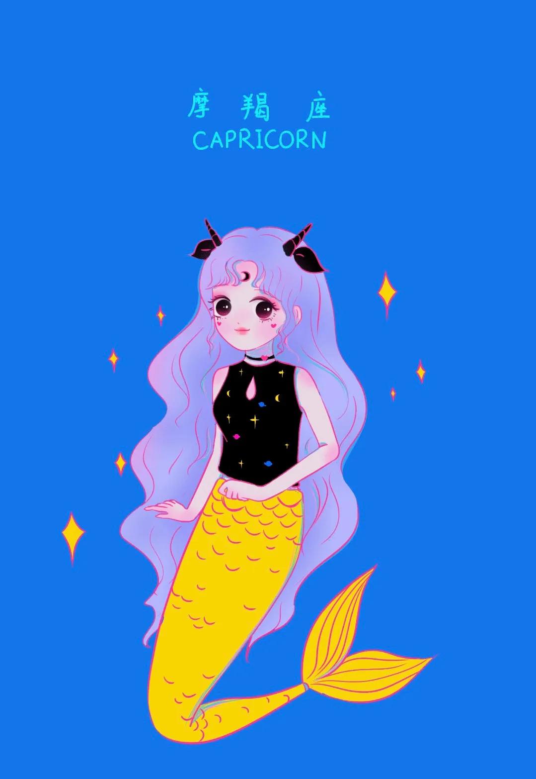 星座手绘唯美图片卡通 漫画图片手绘十二星座 - 时代开运网