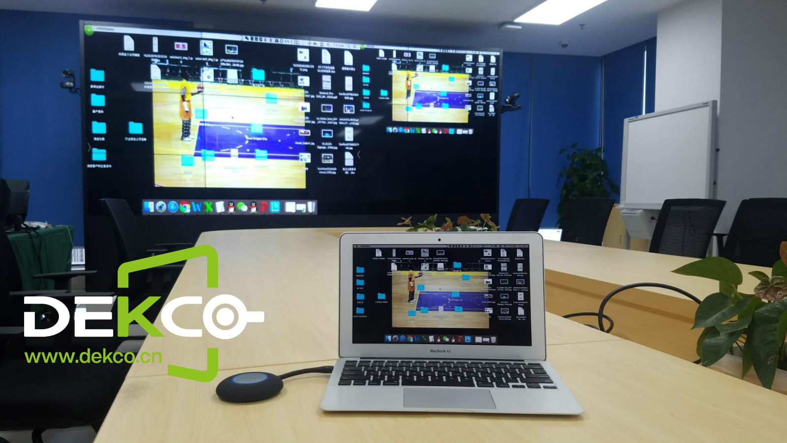 手把手教您，如何将笔记本电脑信号无线投屏到电视或投影机显示