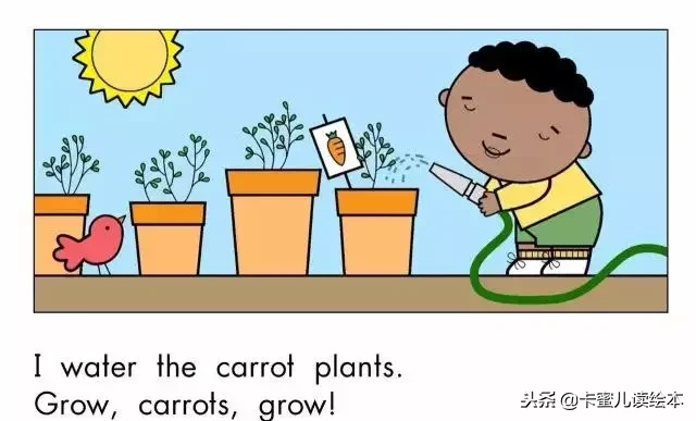 「英文有声绘本」蔬菜，快快长大《Grow,Vegetables,Grow!》