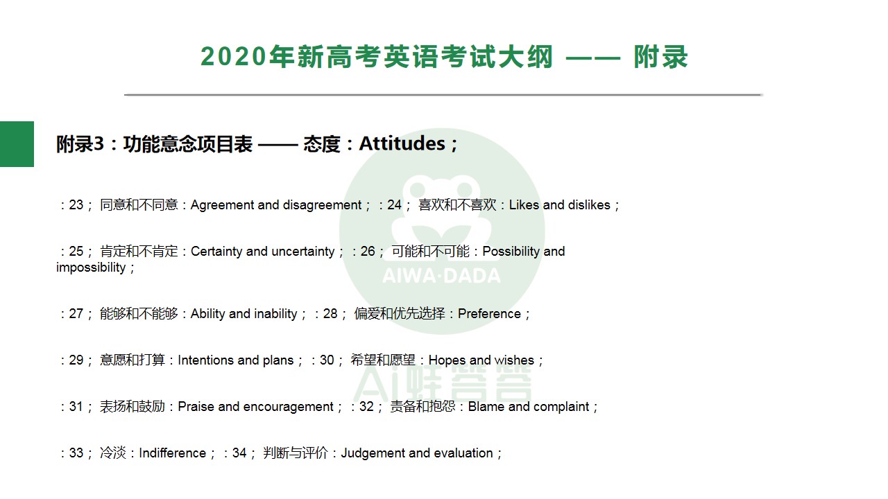 最新！教育厅：2020年新高考英语考试大纲正式发布！（附词汇表）